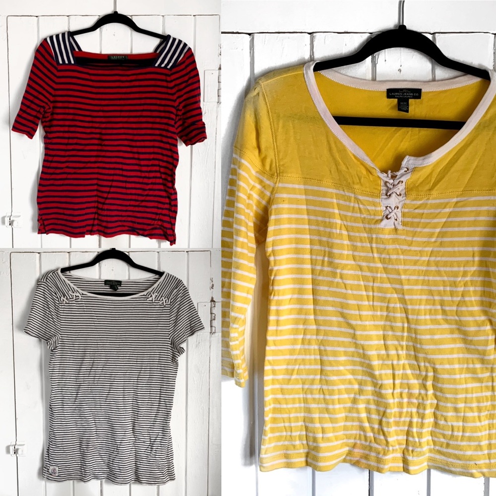 Ralph Lauren Striped Top Bundle